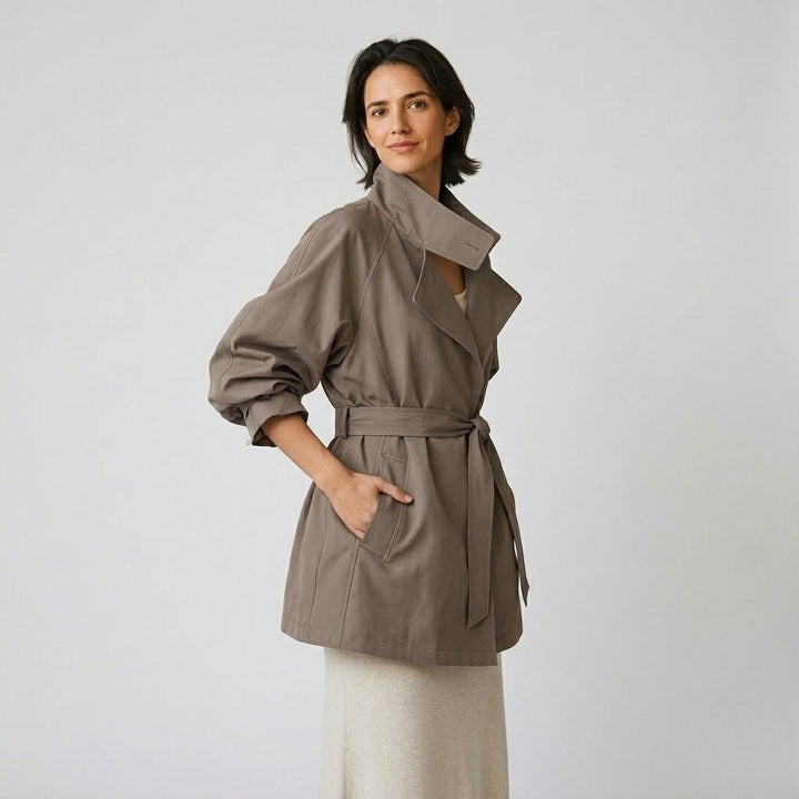 Fluid Lapel Coat