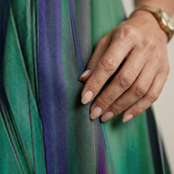Irene - Luxurious Shimmering Silk Maxi Dress
