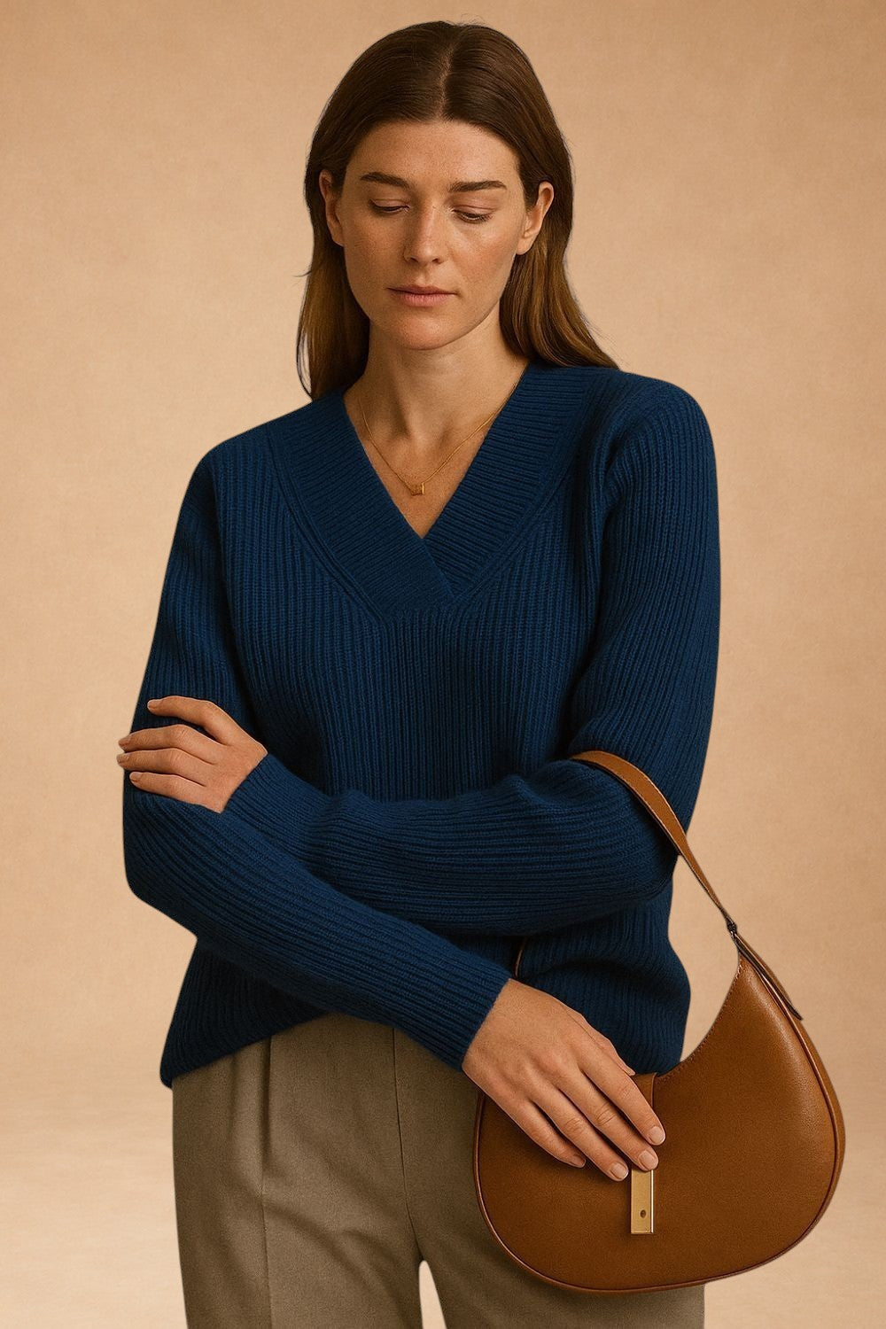 Eliane - Emerald Cashmere Sweater