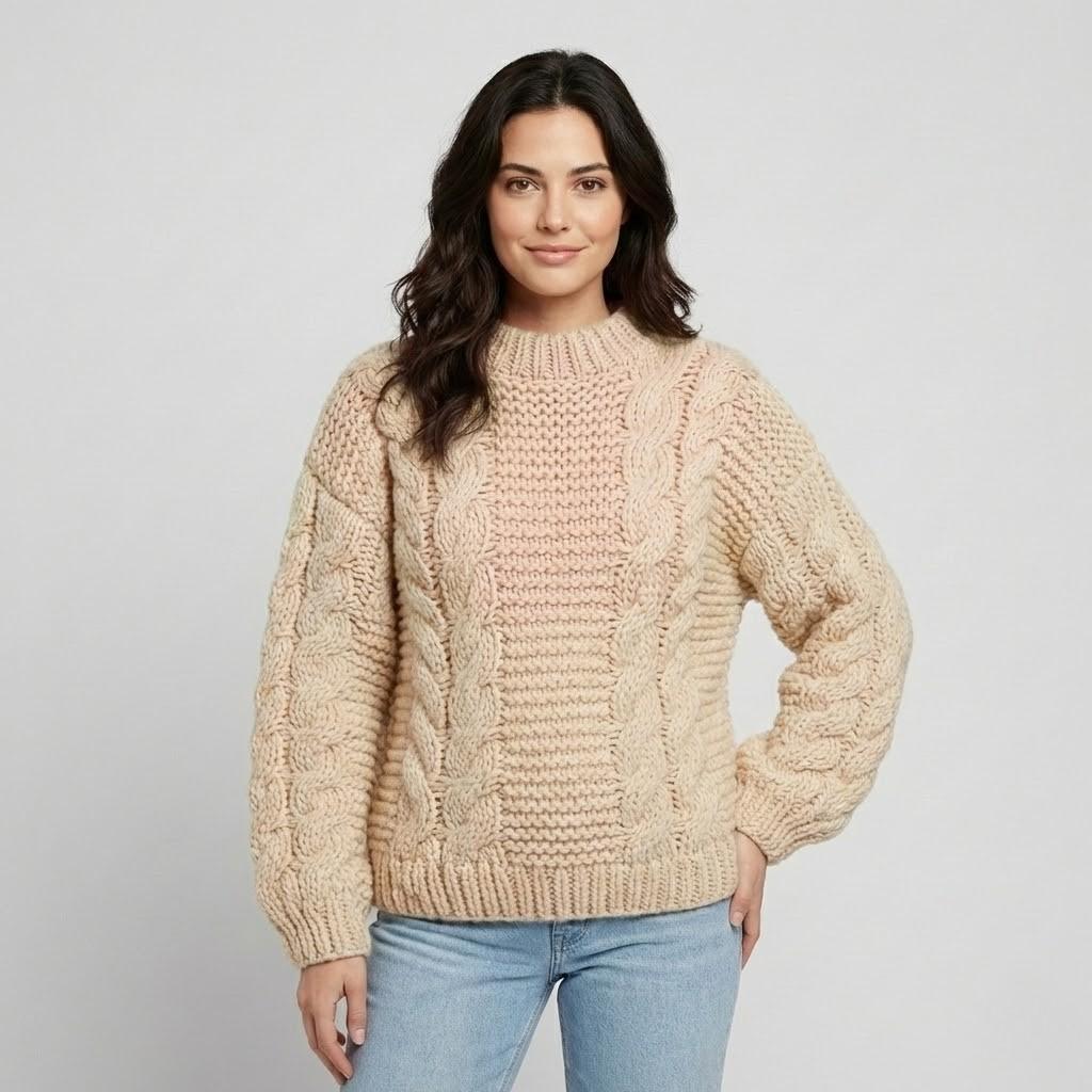 Oversized Cable Knit Sweater