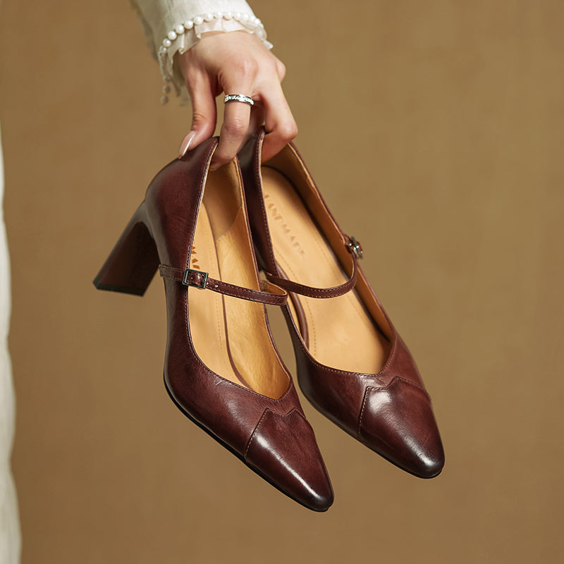 Genuine Leather Espadrilles