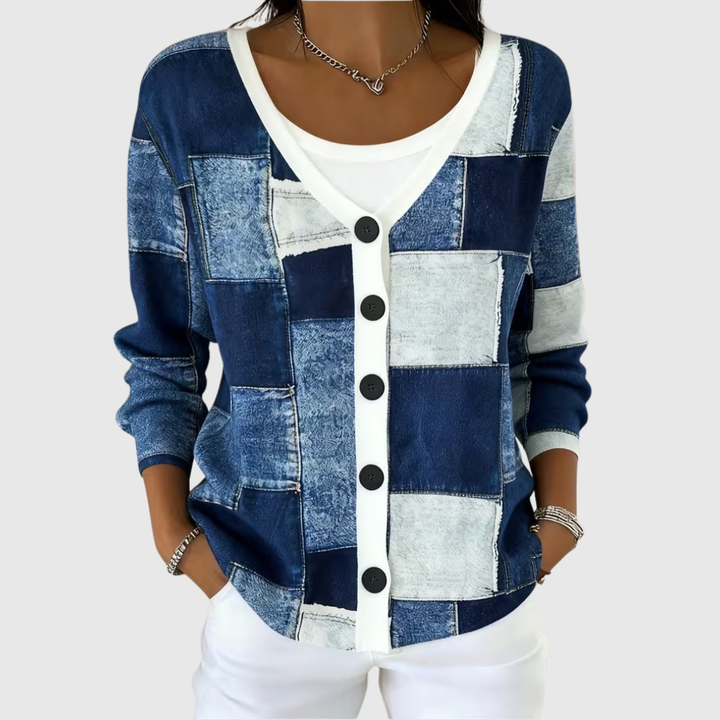 Viktoria | Comfortable Knitted Scarf with Buttons
