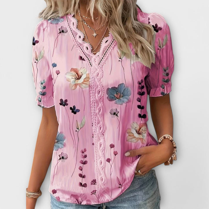 Emilia - V-Neck Blouse Design