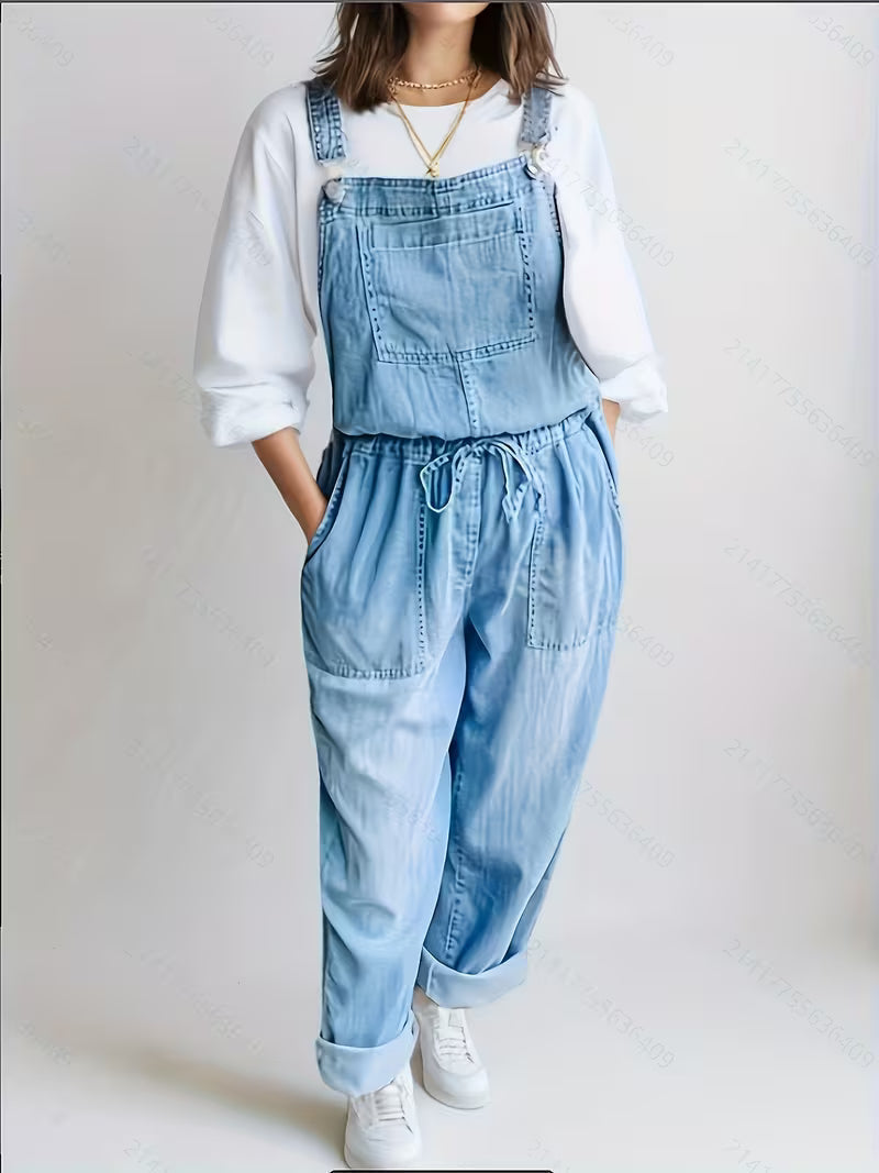 Verónica - Casual Denim Jumpsuit