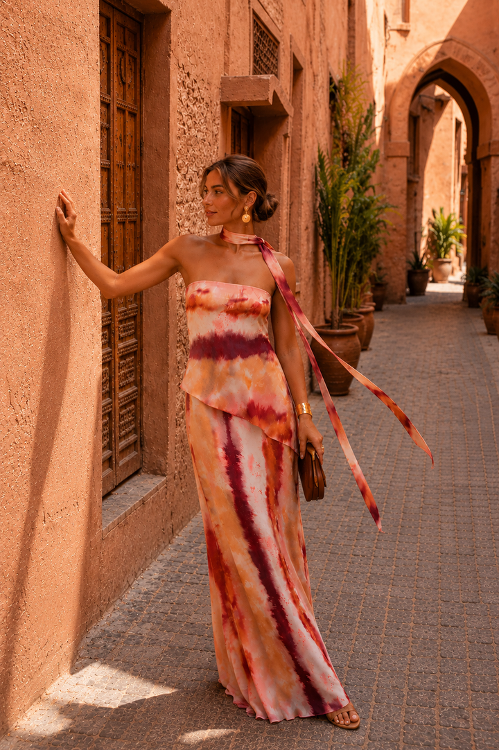 Cacela - Long Strapless Dress
