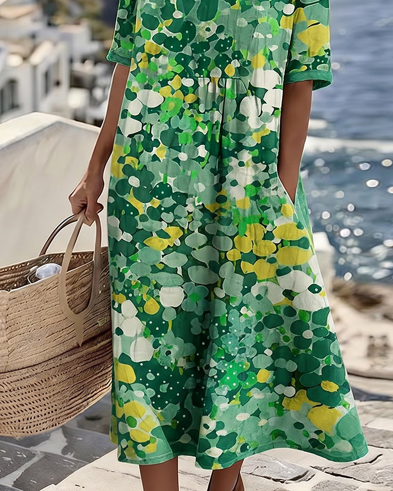 Flora | Floral Midi Dress