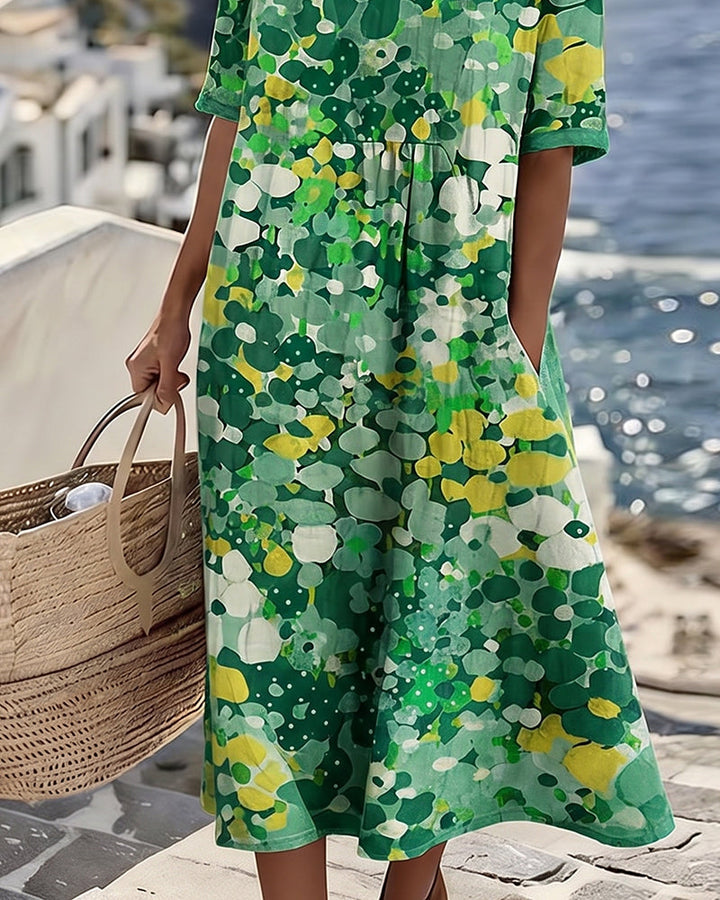 Flora | Floral Midi Dress