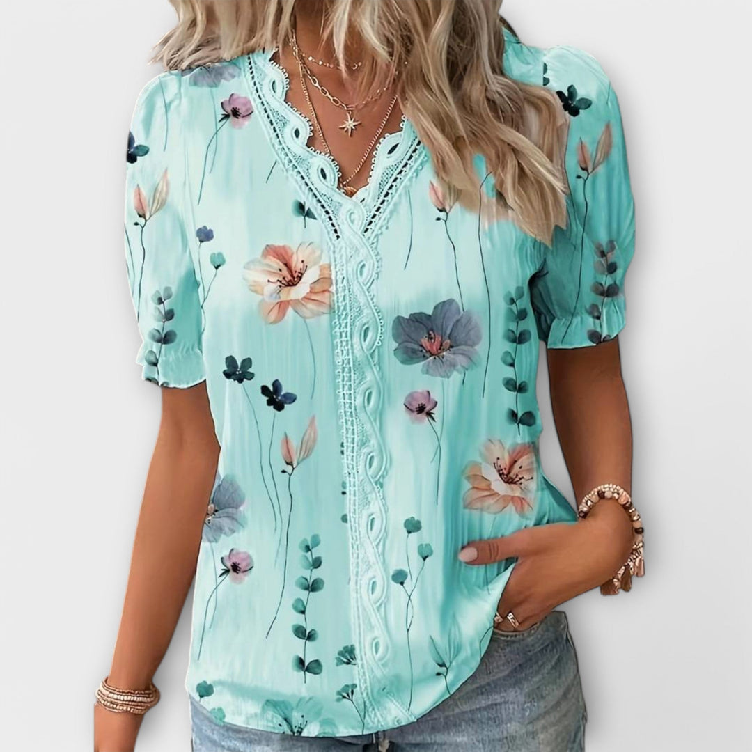 Emilia - V-Neck Blouse Design