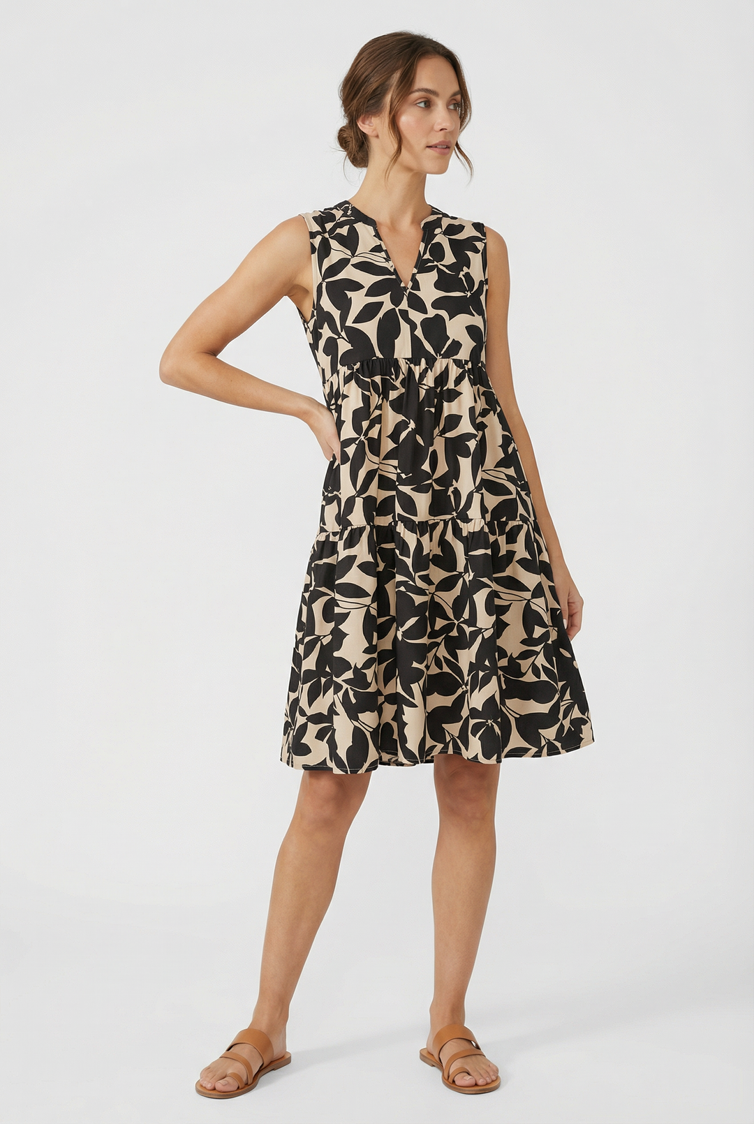 Evelína | Floral Print Summer Mini Dress