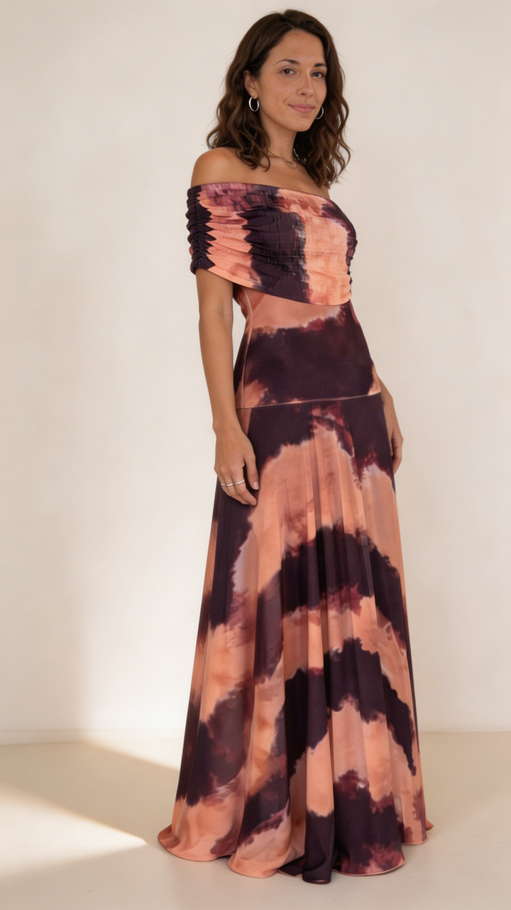 Sol | Long Tie Dye Dress