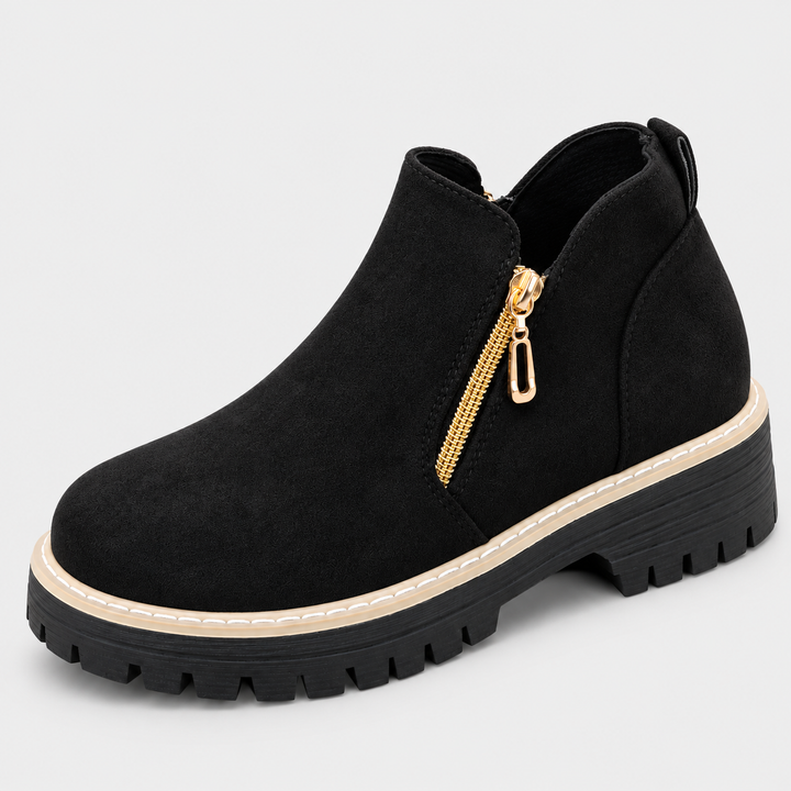 Double Zip Ankle Boots