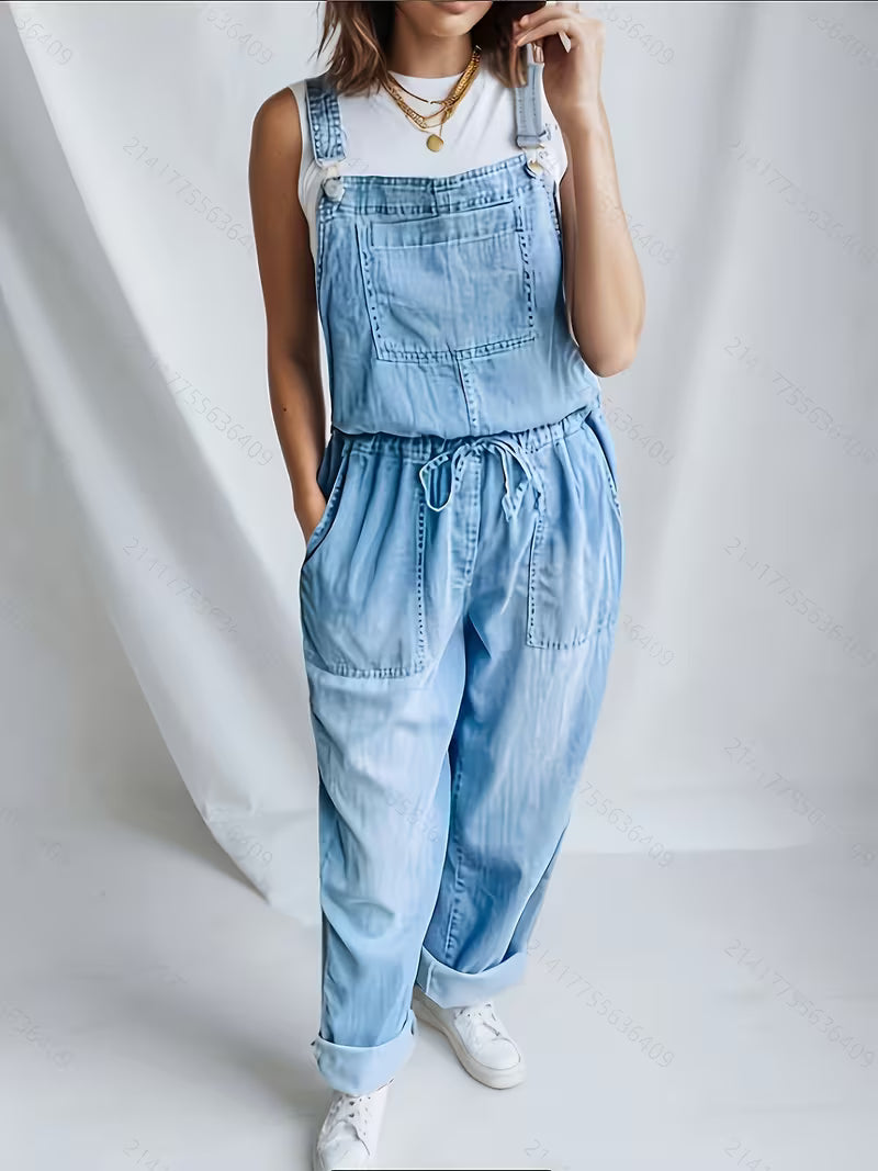 Verónica - Casual Denim Jumpsuit