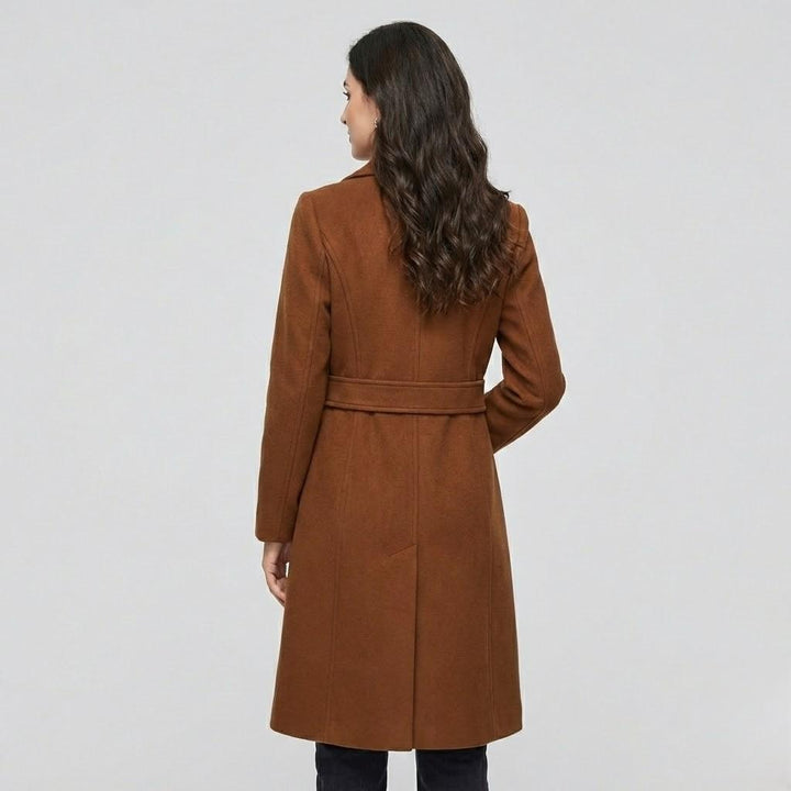 Wool Blend Classic Structured Coat