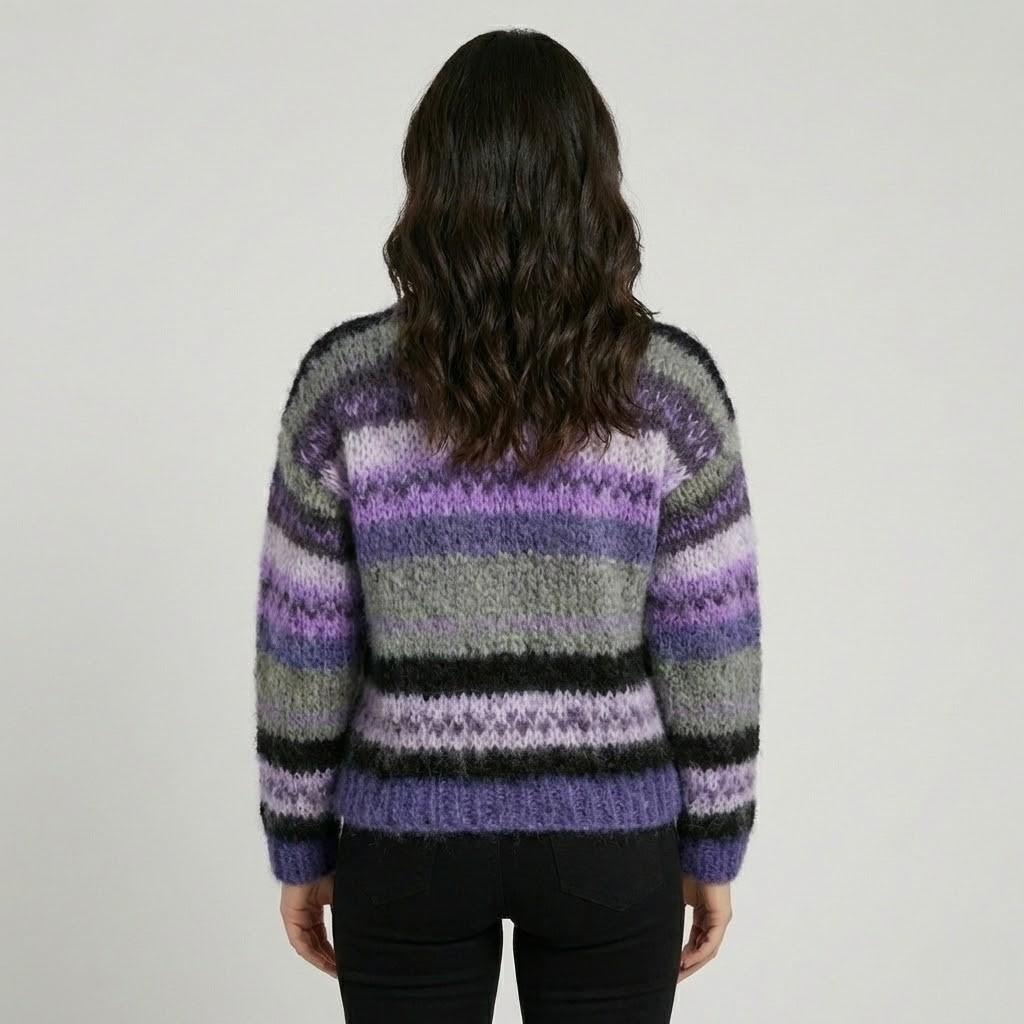 Cozy Striped Knit Sweater