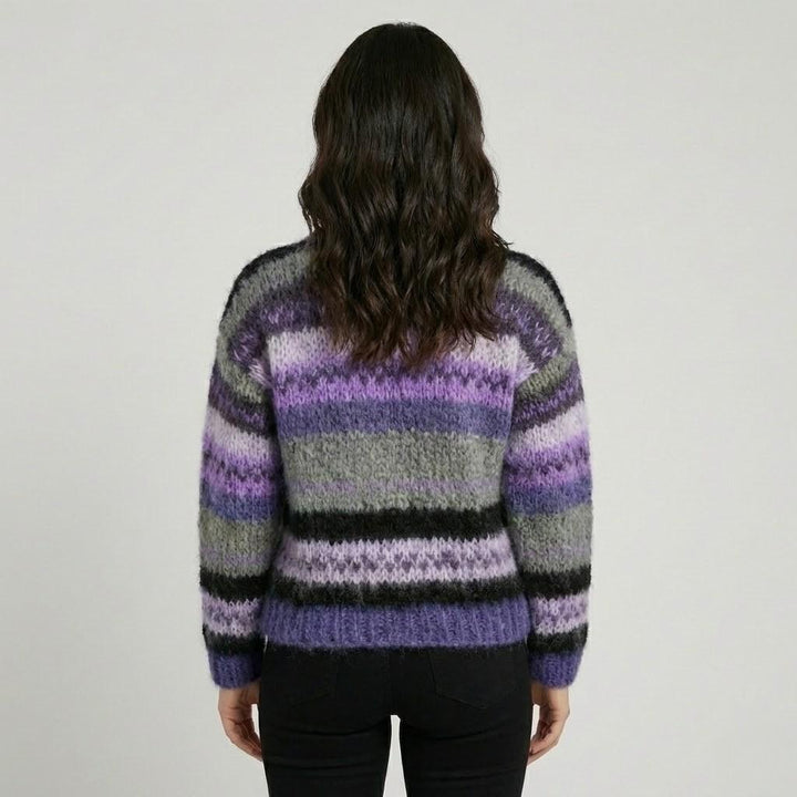 Cozy Striped Knit Sweater