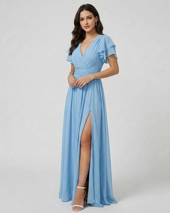 Bohumila | Ruffled Detail Long Dress