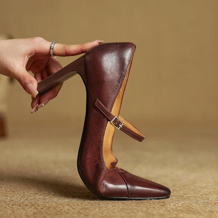 Genuine Leather Espadrilles