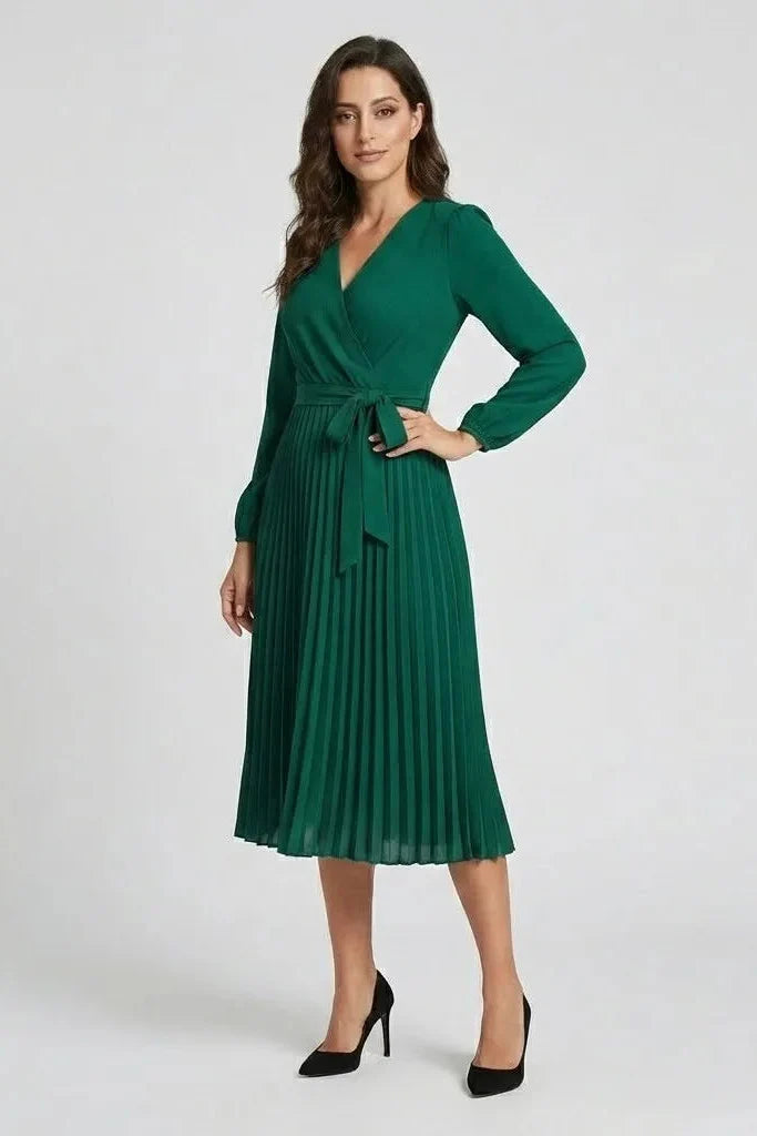 Judita | Ruched Waist Midi Dress
