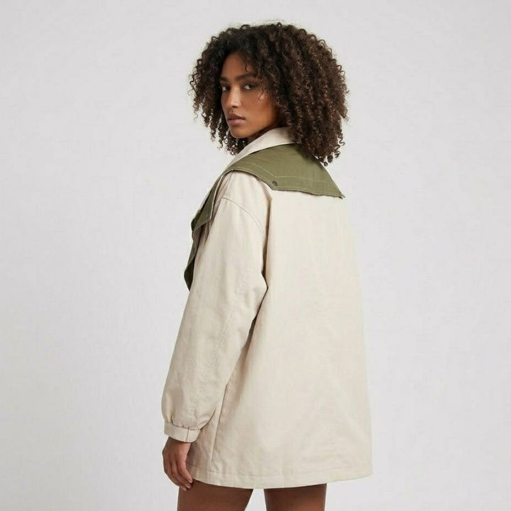 Urban-Style Short Hooded Parka