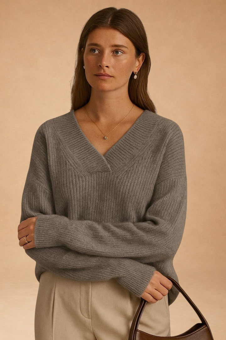 Eliane - Emerald Cashmere Sweater