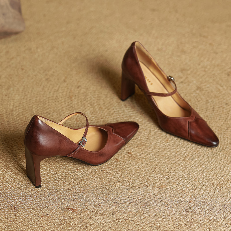 Genuine Leather Espadrilles