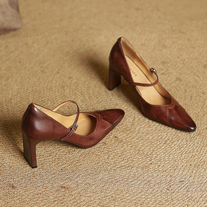 Genuine Leather Espadrilles