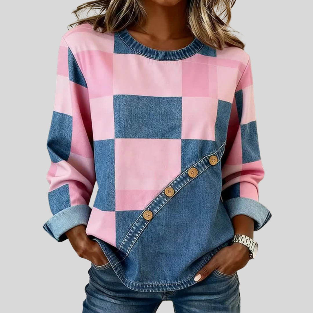 Harmke | Bohemian Patchwork Blouse