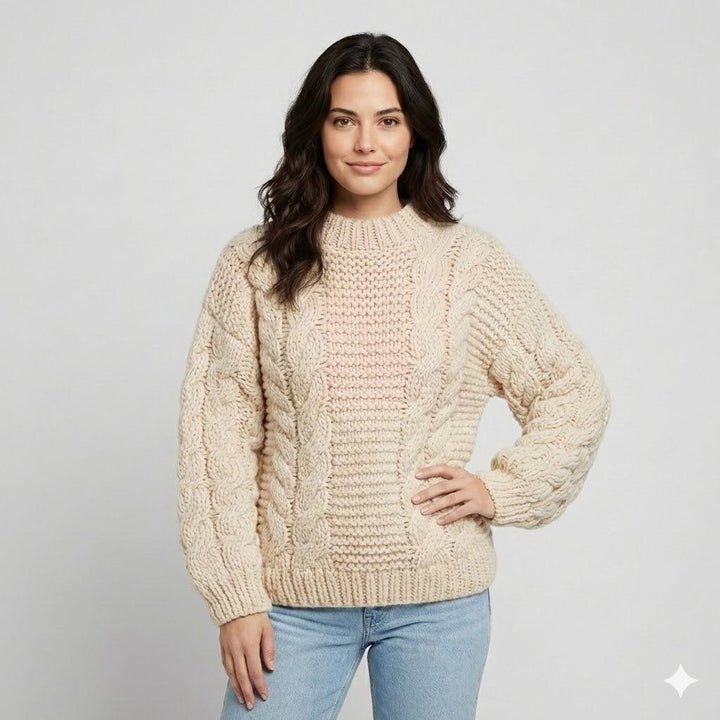 Oversized Cable Knit Sweater