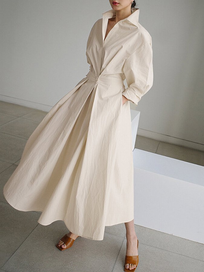 ÉLÉONORE | Timeless Long Elegant Dress for a Refined Look