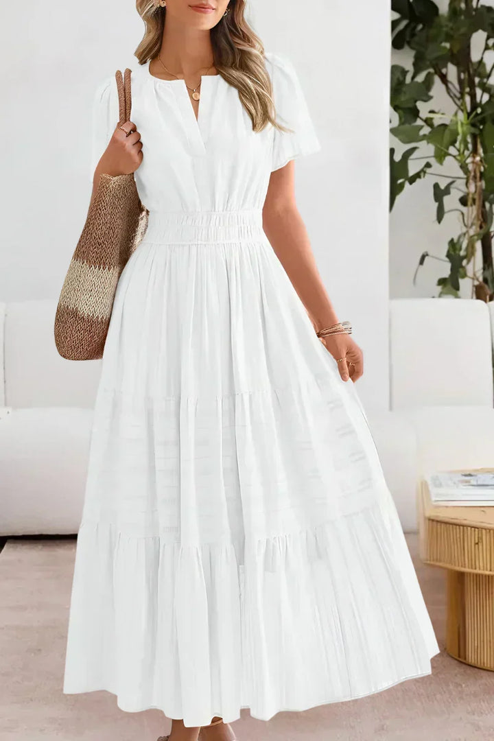 Emma | Long dress with a comfortable wide waist