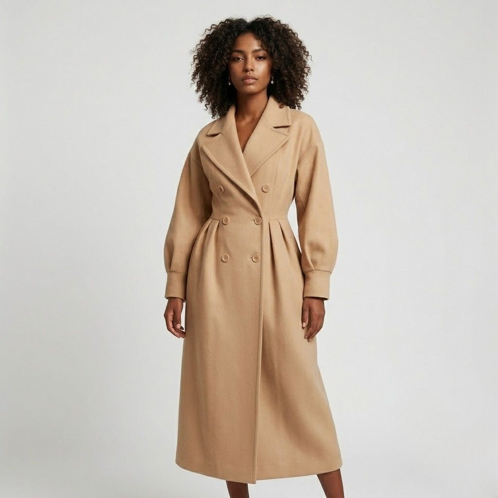Belted Longline Structured Coat