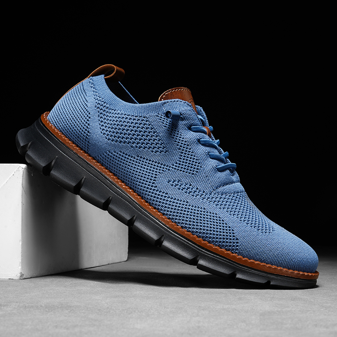 Blue-Black Ultra-Comfort Breathable Sneakers