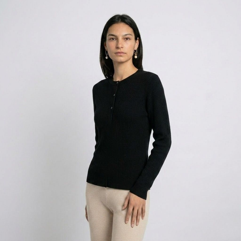 Button-Up Hooded Sweatshirt