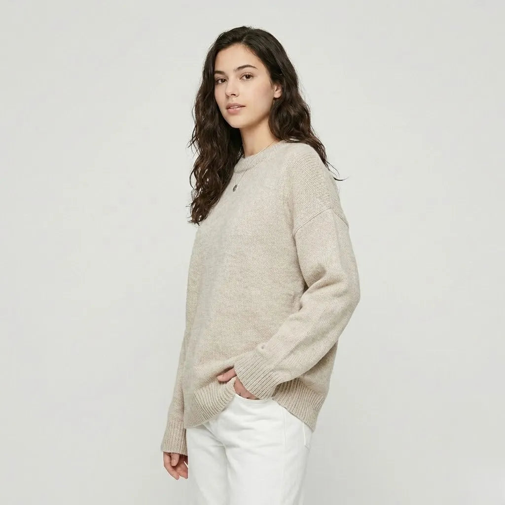 Timeless Relaxed Fit Soft Knitted Sweater