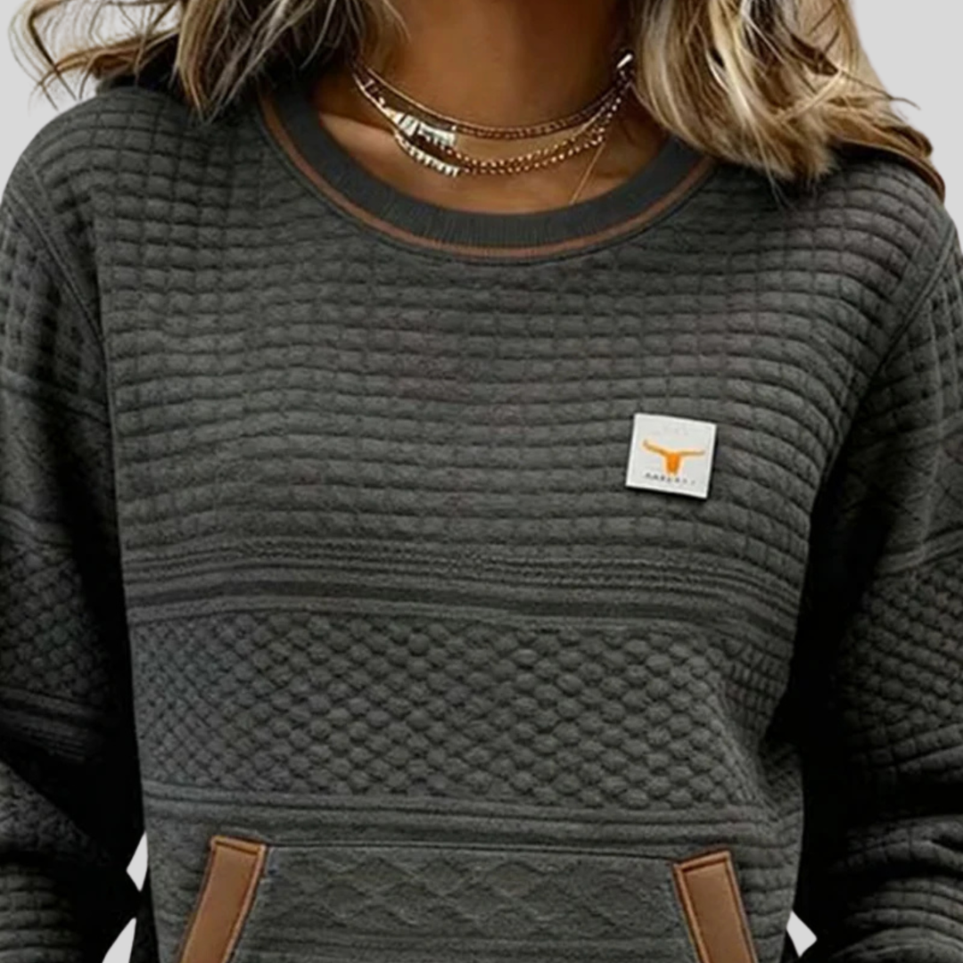 Roelie | Cozy Colorblock Blouse