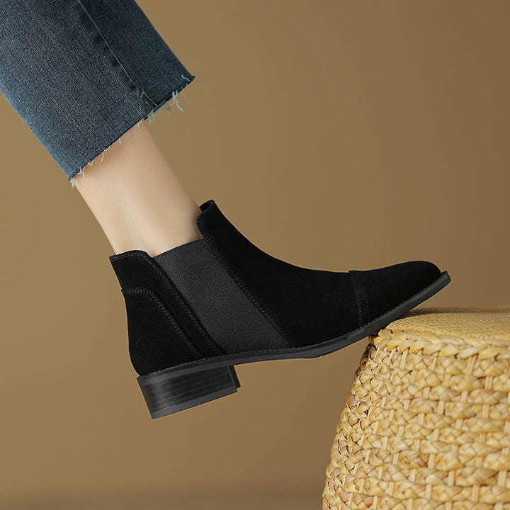 Zadie Genuine Suede Boots