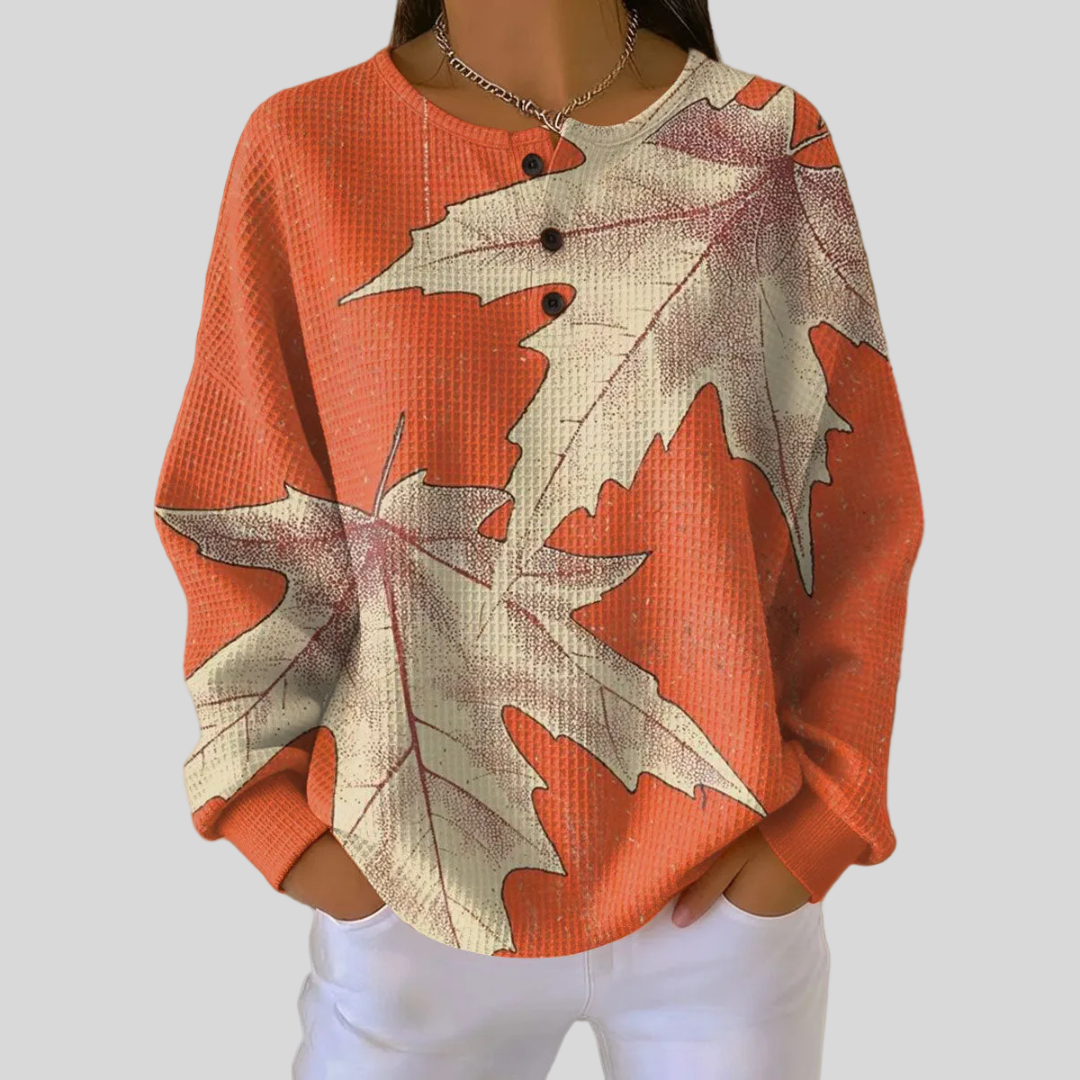 Jantje | Cozy Autumn Sweater with Button Detail