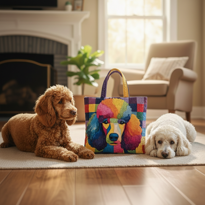 Poodle Blanket Tote Bag - Code GFTOTG79