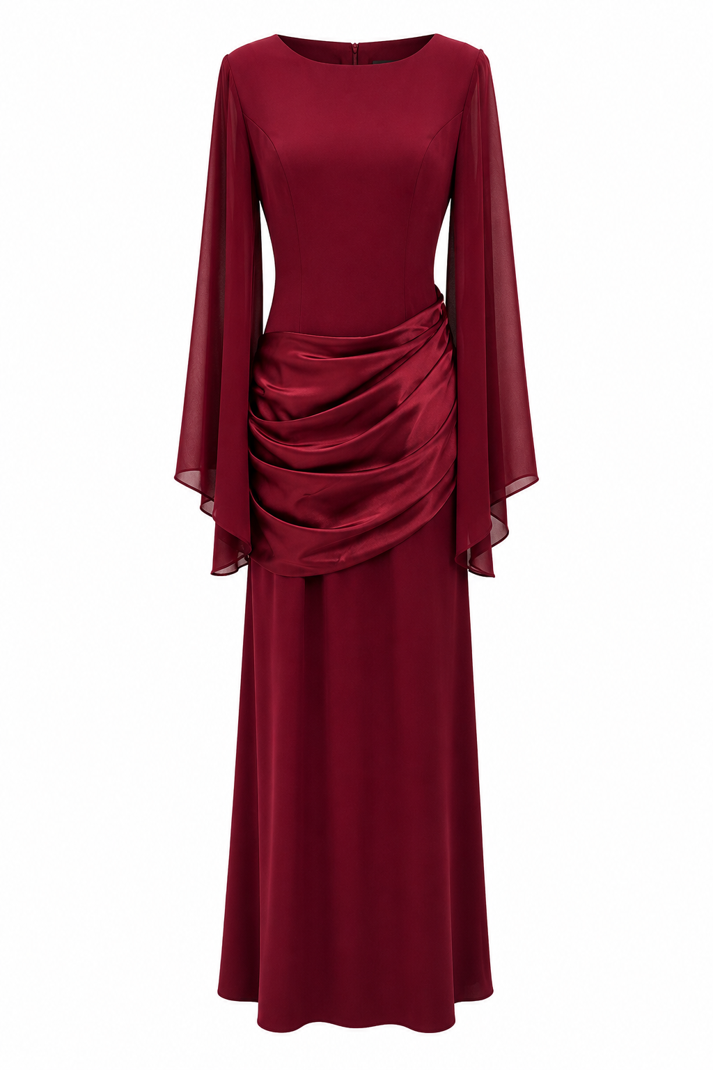 Alana | Cape Sleeve Maxi Dress