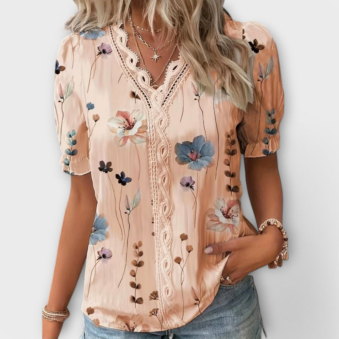 Emilia - V-Neck Blouse Design