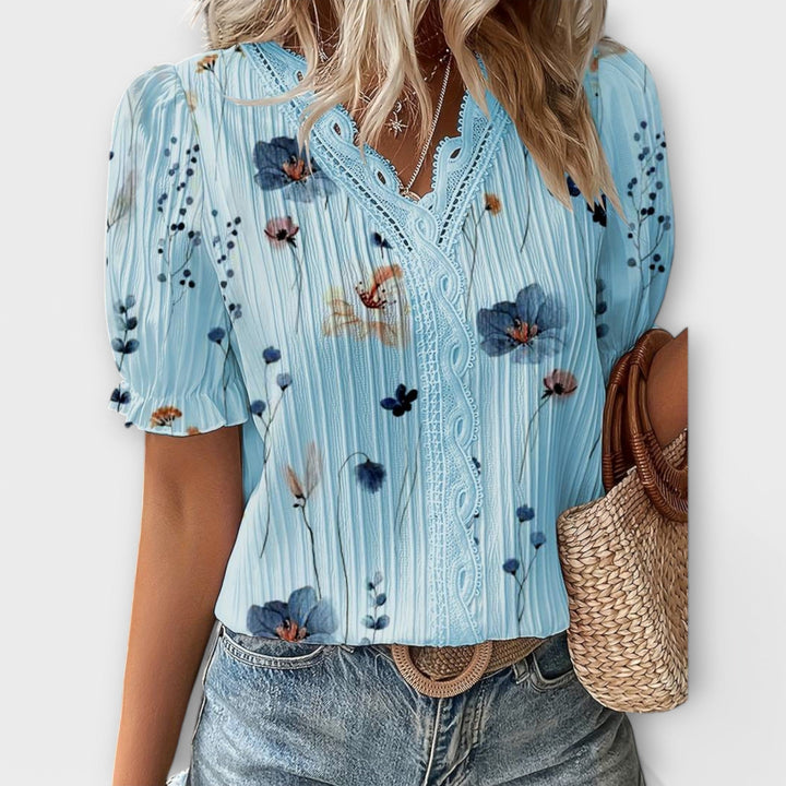 Emilia - V-Neck Blouse Design