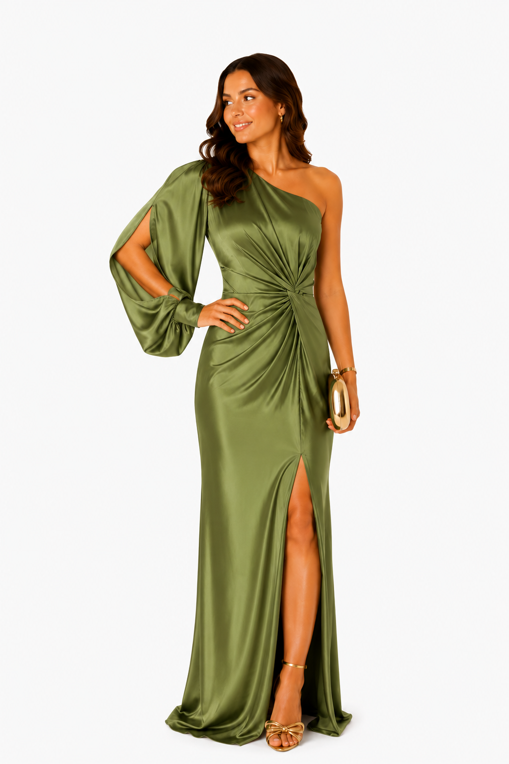 Milada | Chic Asymmetrical Maxi Gown