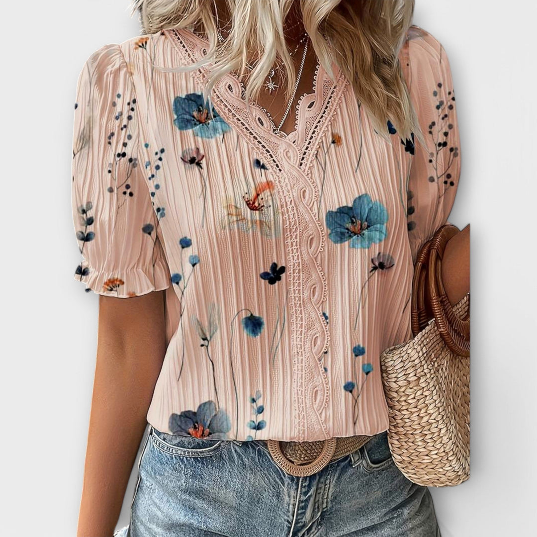 Emilia - V-Neck Blouse Design