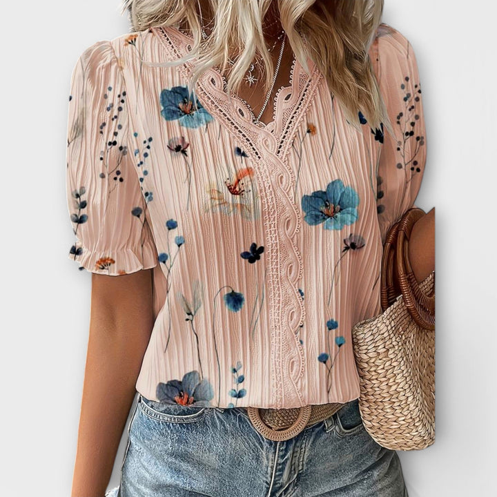 Emilia - V-Neck Blouse Design