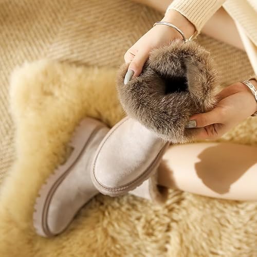 High-Platform Winter Ankle Boots