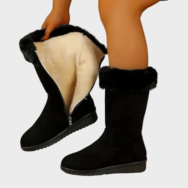 Dimitra – Warm Long Women's Boots for Everyday Comfort