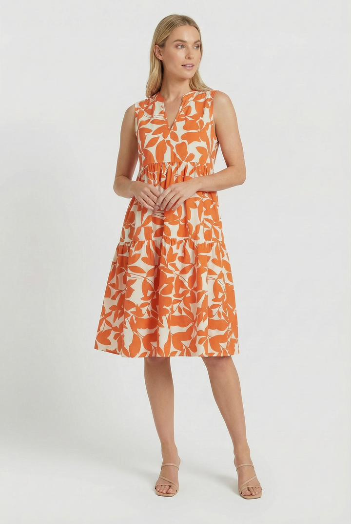 Evelína | Floral Print Summer Mini Dress