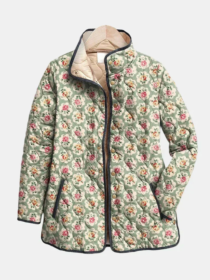Amélie Floral Quilted Coat