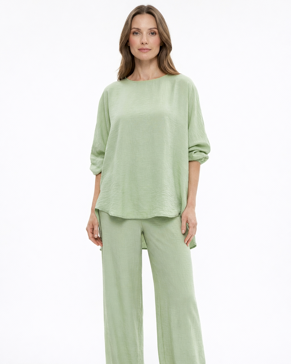 Kveta | Breezy Ensemble with Flared Trousers
