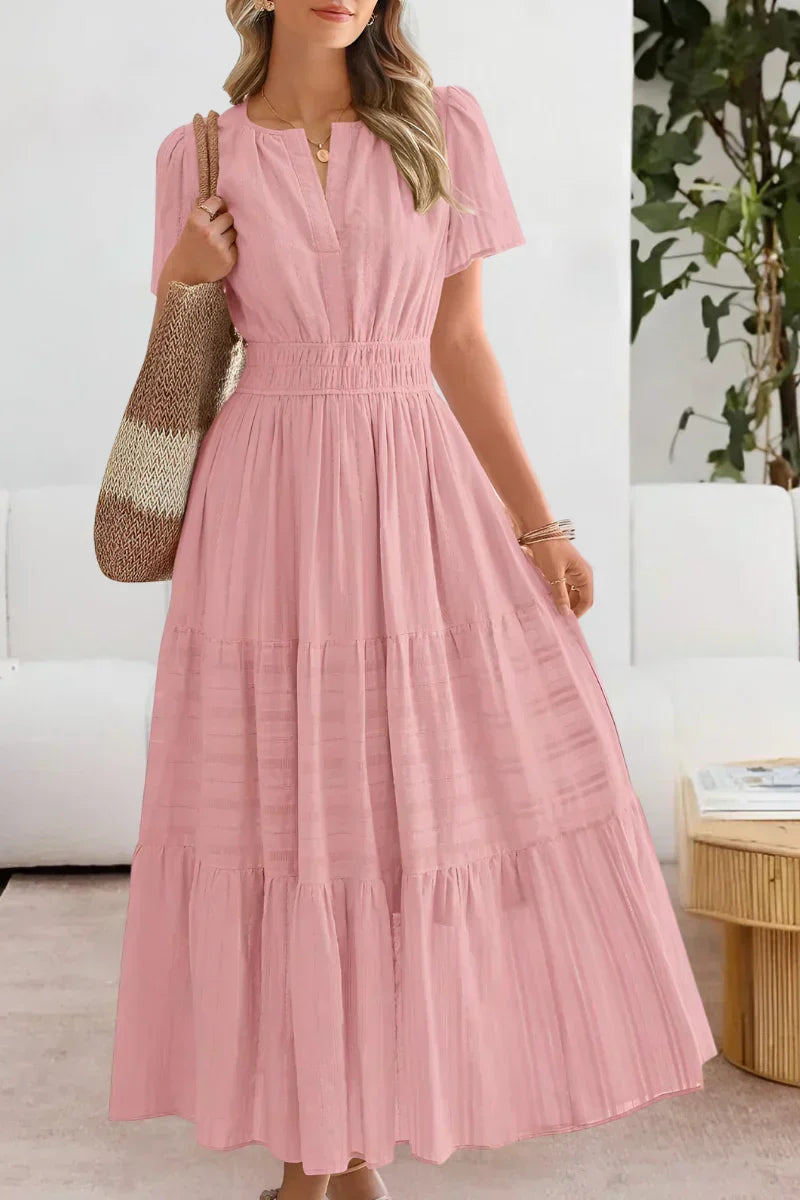 Emma | Long dress with a comfortable wide waist